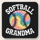 Softbal oma bier onderzetter (Voorkant)