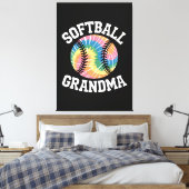 Softbal oma canvas afdruk (Insitu (Slaapkamer))