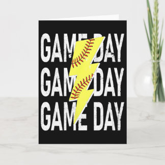 Softbal Oma Game Day Grafisch Met Leuke Vibes Ga Kaart