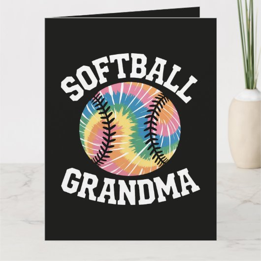 Softbal oma kaart (Voorkant)