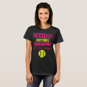 Softbal Oma Let op Softbal Oma Gell T-shirt (Voorkant volledig)