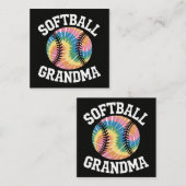Softbal oma notitiekaartje (Voorkant / Achterkant)