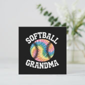 Softbal Oma Programmakaart (Staand voorkant)