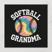 Softbal Oma Programmakaart (Achterkant)
