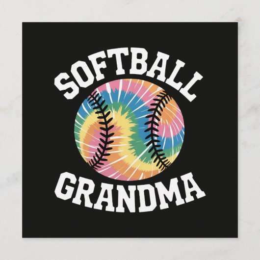 Softbal Oma Programmakaart (Achterkant)
