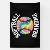 Softbal oma spandoek (Verticaal)