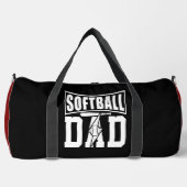 Softbal Papa Baseball Legende Bliksem Plunjezak (Voorkant)