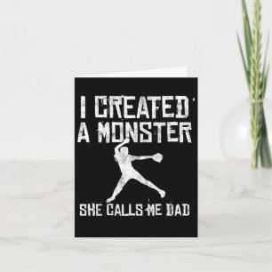 Softbal Papa - Ik Heb Een Monster Gemaakt Dat Me D Kaart