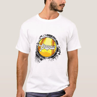 Softbal Papaw Vintage Softbal Familie Matching T-shirt