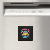 Softbal Respecteer De Drip - Schattige Softbal Spe Magneet (Insitu (Vaatwasser))
