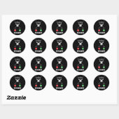 Softbal roept en ik moet gaan Grappige telefoonhoe Ronde Sticker (Vel)