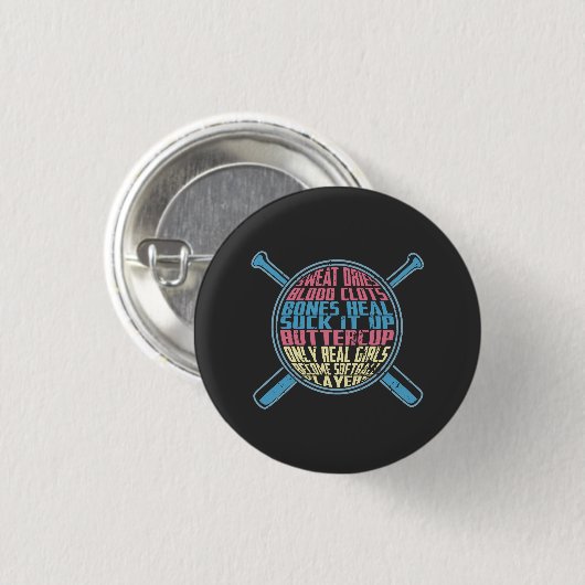 Softbal Ronde Button 3,2 Cm (Voorkant /achterkant)