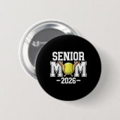 Softbal senior-moeder, klas van 2026, seniorenavon ronde button 5,7 cm (Voorkant /achterkant)