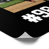 Softbal Senior Night Afstudeerder Speler Poster (Hoek)