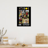 Softbal Senior Night Afstudeerder Speler Poster (Keuken)
