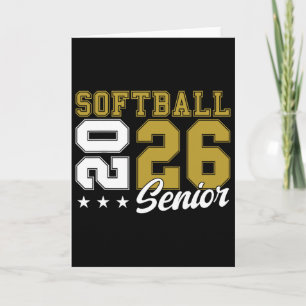 Softbal Senior Night Softbal Senior 2026 Afstudere Kaart