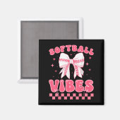 Softbal Sfeer Softbal Couqette Groovy Softbal G Magneet (Voorkant / Achterkant)