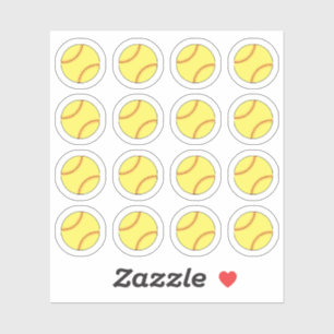 Softbal Speldag Sportherinnering Bujo Planner Sticker