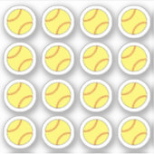 Softbal Speldag Sportherinnering Bujo Planner Sticker (Voorkant)