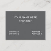 Softbal Sport Coach Trainer Visitekaartje (Achterkant)