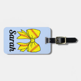 Softbal Sport Custom Bag Label Bagagelabel