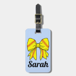 Softbal Sport Custom Bag Label Bagagelabel