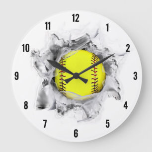 Softbal Sport Fan Ronde Klok