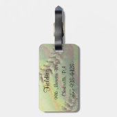 Softbal Sport Wedding Thema Bagagelabel (Achterkant verticaal)