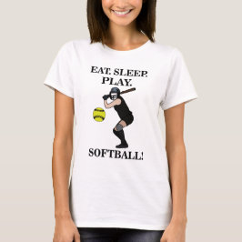 Softbal Sportspeler T-shirt