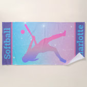 Softbal Strandlaken (Voorkant)