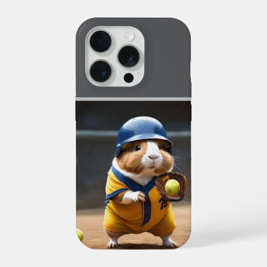 Softbal Superster: De Cavia's Grote Wedstrijd, iPhone Hoesje (Achterkant)