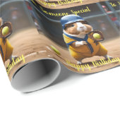 Softbal Superster: Het grote spel van de cavia, Cadeaupapier (Rol Hoek)
