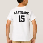 Softbal Team Custom T-shirt (Achterkant)