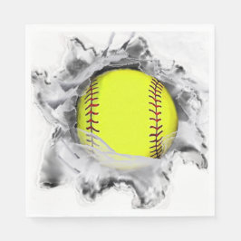 Softbal Teamfeest Servet