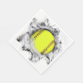 Softbal Teamfeest Servet (Hoek)