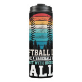  softbal vader grotere ballen thermosbeker (Voorkant)