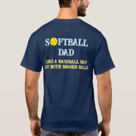 Softbal vader T-shirt