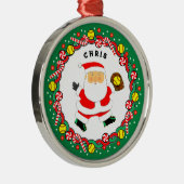 Softbal Vakantie Gift Keramisch Ornament (Rechts)