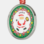 Softbal Vakantie Gift Keramisch Ornament (Links)