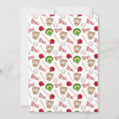 Softbal Verjaardagsfeest Uitnodiging (Achterkant)