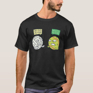 Softbal Volleybal Ze Houdt Meer Van Mij I  Bal Spo T-shirt