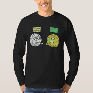 Softbal Volleybal Ze Houdt Meer Van Mij I Bal Spo T-shirt