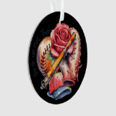 Softbal Zomer Ornament (voorkant)