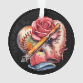 Softbal Zomer Ornament (achterkant)
