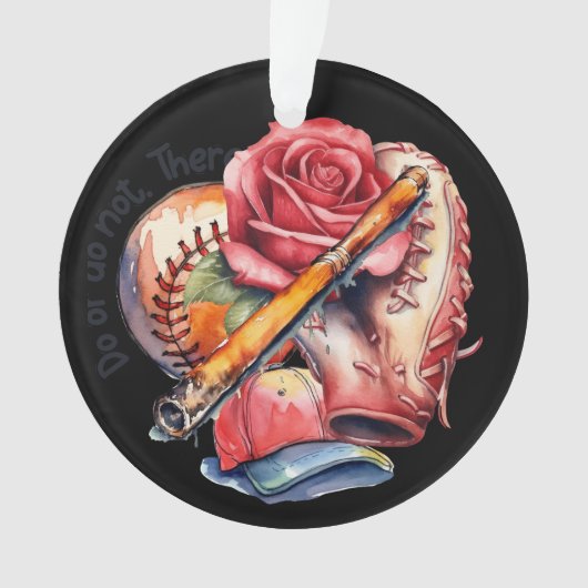 Softbal Zomer Ornament (voorkant)