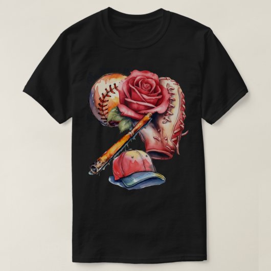 Softbal Zomer T-shirt (Design voorkant)