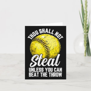 Softbal zul je niet stelen, tenzij je kunt verslaa kaart
