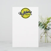 Softbalcompetitie Stationair Briefpapier (Staand voorkant)