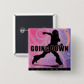 softball26 vierkante button 5,1 cm (Voorkant /achterkant)