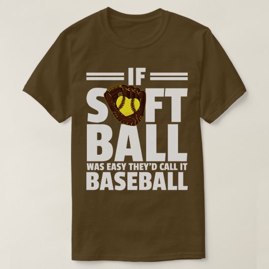 Softball 1 t-shirt (Design voorkant)